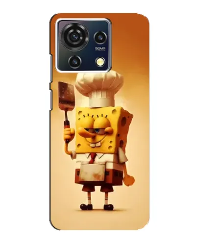 Чехол для ZTE Blade V50 Vita с картинкой «Губка Боб повар» Чехол для ZTE Blade V50 Vita с картинкой «Губка Боб повар»