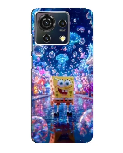 Чехол для ZTE Blade V50 Vita с картинкой «Неоновый океан» Чехол для ZTE Blade V50 Vita с картинкой «Неоновый океан»