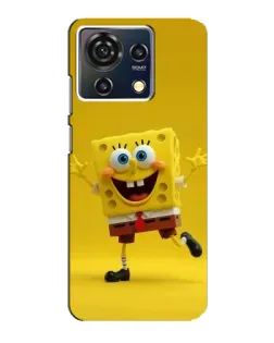 Чехол для ZTE Blade V50 Vita с картинкой «Позитивный Губка Боб»