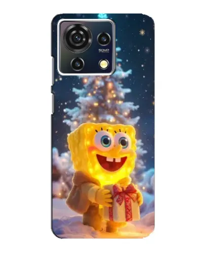 Чехол для ZTE Blade V50 Vita с картинкой «Рождественский Спанч Боб» Чехол для ZTE Blade V50 Vita с картинкой «Рождественский Спанч Боб»