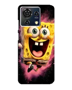 Чехол для ZTE Blade V50 Vita с картинкой «Взрывной Спанч Боб»