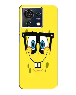 Чехол для ZTE Blade V50 Vita с картинкой «Минималистичный Спанч Боб»