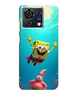 Чехол для ZTE Blade V50 Vita с картинкой «Спанч Боб под водой»