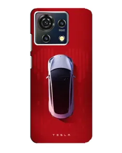 Чехол для ZTE Blade V50 Vita с картинкой «Tesla Top View»