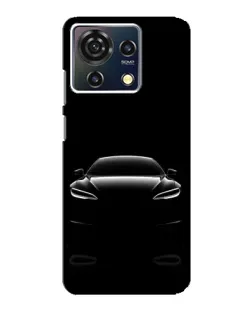 Чехол для ZTE Blade V50 Vita с картинкой «Силуэт Tesla Night»