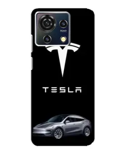 Чехол для ZTE Blade V50 Vita с картинкой «Tesla Model Y»