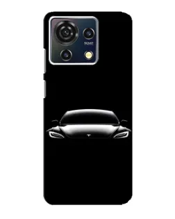 Чехол для ZTE Blade V50 Vita с картинкой «Фары Tesla Night»