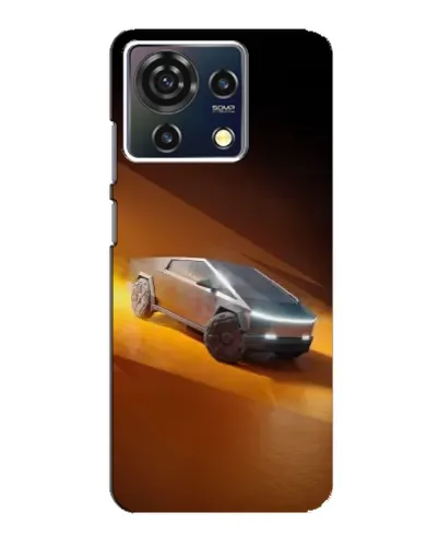 Чехол для ZTE Blade V50 Vita с картинкой «Cybertruck в пустыне» Чехол для ZTE Blade V50 Vita с картинкой «Cybertruck в пустыне»