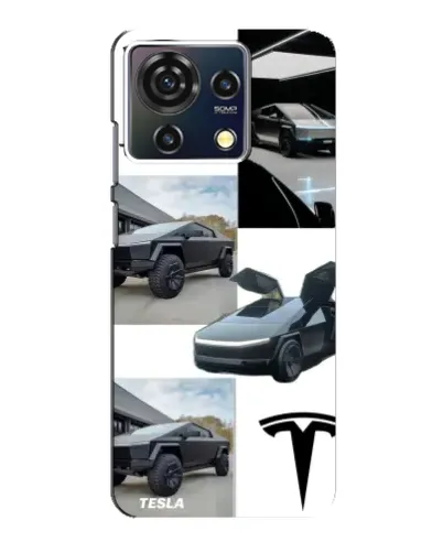 Чехол для ZTE Blade V50 Vita с картинкой «Коллаж Cybertruck Tesla» Чехол для ZTE Blade V50 Vita с картинкой «Коллаж Cybertruck Tesla»