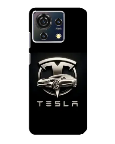 Чехол для ZTE Blade V50 Vita с картинкой «Tesla — серебристое авто» Чехол для ZTE Blade V50 Vita с картинкой «Tesla — серебристое авто»