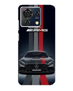 Чехол для ZTE Blade V50 Vita с картинкой «Mercedes — белый карбон»