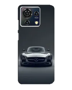 Чехол для ZTE Blade V50 Vita с картинкой «Mercedes на черном»