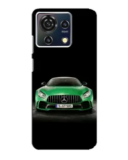 Чехол для ZTE Blade V50 Vita с картинкой «Mercedes — неоновый лого»