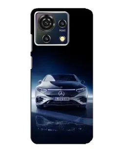 Чехол для ZTE Blade V50 Vita с картинкой «Ночной Mercedes EQ»