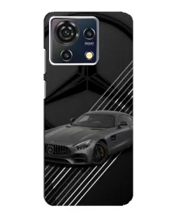Чехол для ZTE Blade V50 Vita с картинкой «Mercedes AMG — графика»