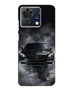 Чехол для ZTE Blade V50 Vita с картинкой «Mercedes в дыму»
