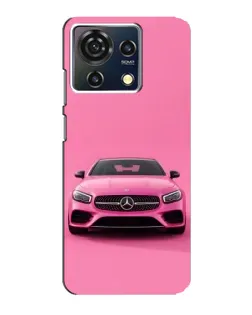 Чехол для ZTE Blade V50 Vita с картинкой «Розовый Mercedes AMG»