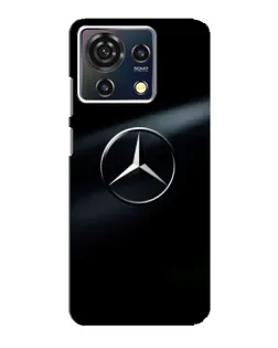 Чехол для ZTE Blade V50 Vita с картинкой «Mercedes на металле»