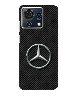 Чехол для ZTE Blade V50 Vita с картинкой «Карбоновый Mercedes стиль»