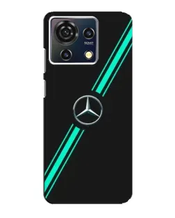 Чехол для ZTE Blade V50 Vita с картинкой «Спортивные линии Mercedes»