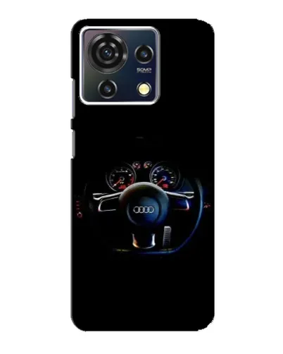 Чехол для ZTE Blade V50 Vita с картинкой «Салон Audi — руль» Чехол для ZTE Blade V50 Vita с картинкой «Салон Audi — руль»