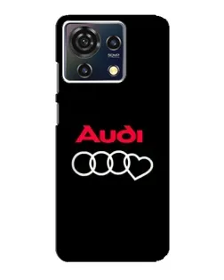 Чехол для ZTE Blade V50 Vita с картинкой «Логотип Audi Heart»