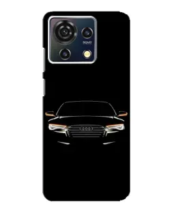 Чехол для ZTE Blade V50 Vita с картинкой «Audi — ночной контур»