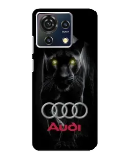 Чехол для ZTE Blade V50 Vita с картинкой «Пантера и Audi»