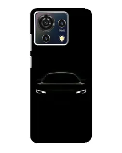Чехол для ZTE Blade V50 Vita с картинкой «Взгляд Audi в темноте»