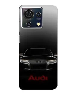 Чехол для ZTE Blade V50 Vita с картинкой «Audi — градиентный контур»