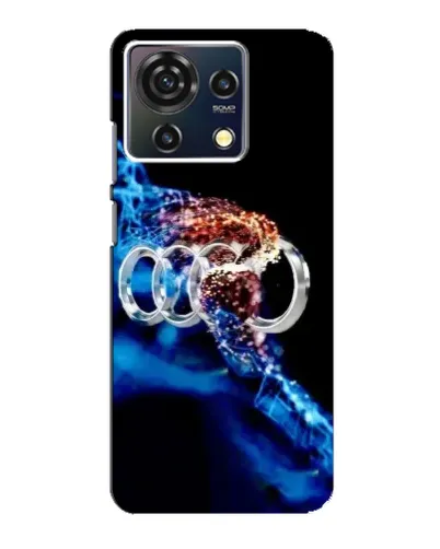 Чехол для ZTE Blade V50 Vita с картинкой «Энергия лого Audi» Чехол для ZTE Blade V50 Vita с картинкой «Энергия лого Audi»