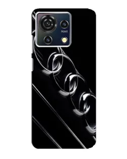 Чехол для ZTE Blade V50 Vita с картинкой «Audi — абстрактные кольца»