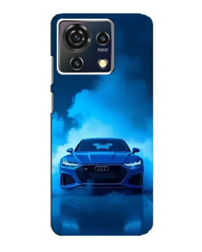 Чехол для ZTE Blade V50 Vita с картинкой «Audi — голубая энергия» Чехол для ZTE Blade V50 Vita с картинкой «Audi — голубая энергия»