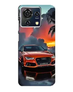 Чехол для ZTE Blade V50 Vita с картинкой «Audi — закат»