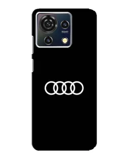Чехол для ZTE Blade V50 Vita с картинкой «Audi White Logo»