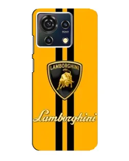 Чехол для ZTE Blade V50 Vita с картинкой «Lamborghini Stripe желтый»