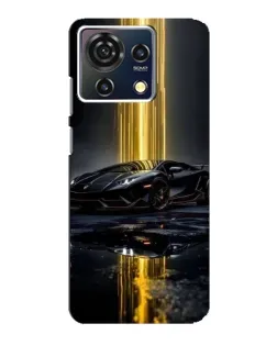 Чехол для ZTE Blade V50 Vita с картинкой «Ночной Lamborghini драйв»