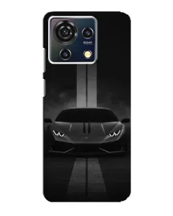 Чехол для ZTE Blade V50 Vita с картинкой «Lamborghini симметрия дорог»