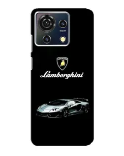 Чехол для ZTE Blade V50 Vita с картинкой «Логотип Lamborghini классика»