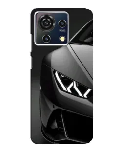 Чехол для ZTE Blade V50 Vita с картинкой «Lamborghini фары детализация»