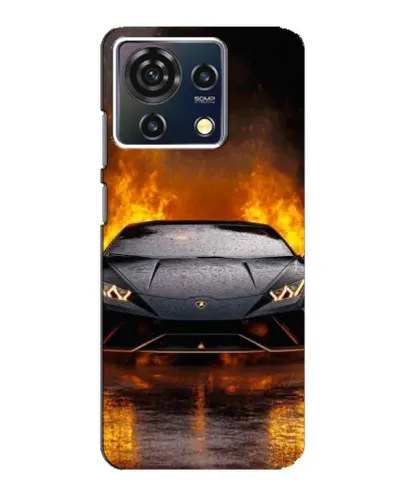 Чехол для ZTE Blade V50 Vita с картинкой «Lamborghini в огне» Чехол для ZTE Blade V50 Vita с картинкой «Lamborghini в огне»