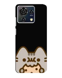 Чехол для ZTE Blade V50 Vita с картинкой «Пушин на черном»