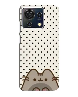 Чехол для ZTE Blade V50 Vita с картинкой «Пушин в горошек»
