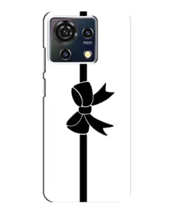 Чехол для ZTE Blade V50 Vita с картинкой «Вертикальный бант»
