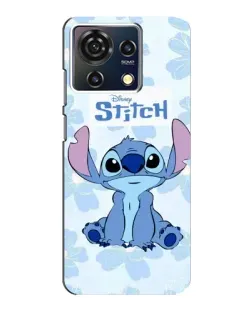Чехол для ZTE Blade V50 Vita с картинкой «Stitch среди цветов» Чехол для ZTE Blade V50 Vita с картинкой «Stitch среди цветов»