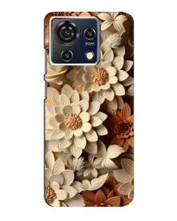 Чехол для ZTE Blade V50 Vita с картинкой «Бежевый флористический декор» Чехол для ZTE Blade V50 Vita с картинкой «Бежевый флористический декор»