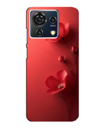 Чехол для ZTE Blade V50 Vita с картинкой «Маковые соцветия»