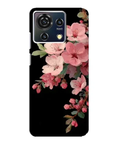 Чехол для ZTE Blade V50 Vita с картинкой «Розовая ветка сакуры»