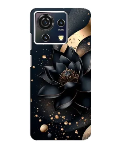 Чехол для ZTE Blade V50 Vita с картинкой «Черный лотос»