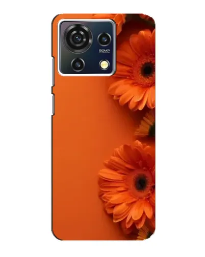 Чехол для ZTE Blade V50 Vita с картинкой «Оранжевые герберы»